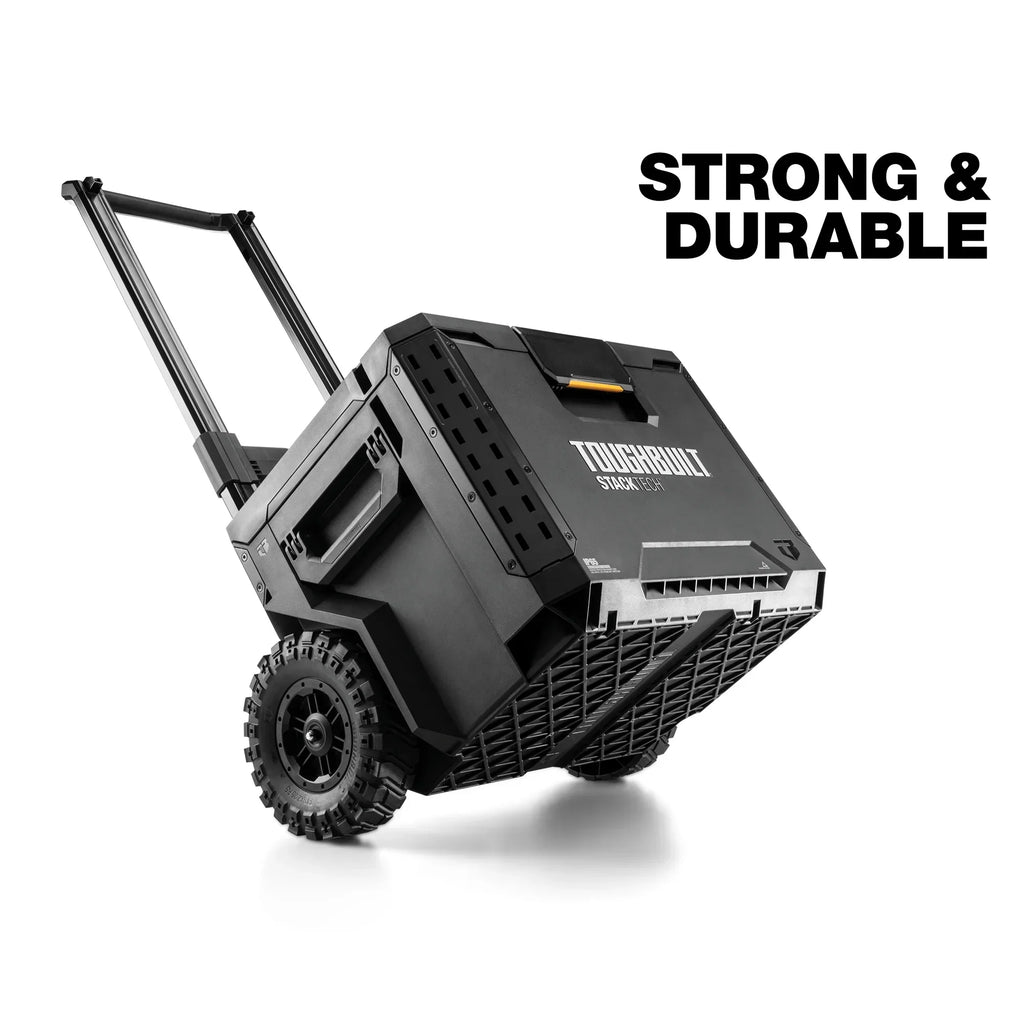Nouveauté 2026 – Boîte à outils roulante ToughBuilt 2-en-1 portable avec roulettes et conception empilable