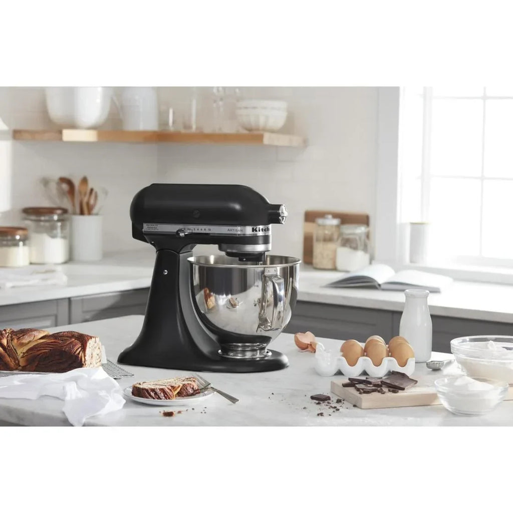 Nouveauté 2026 – Robot pâtissier KitchenAid Artisan Series 5 pintes à tête inclinable, coloris Wildflower, KSM156CXWF (édition