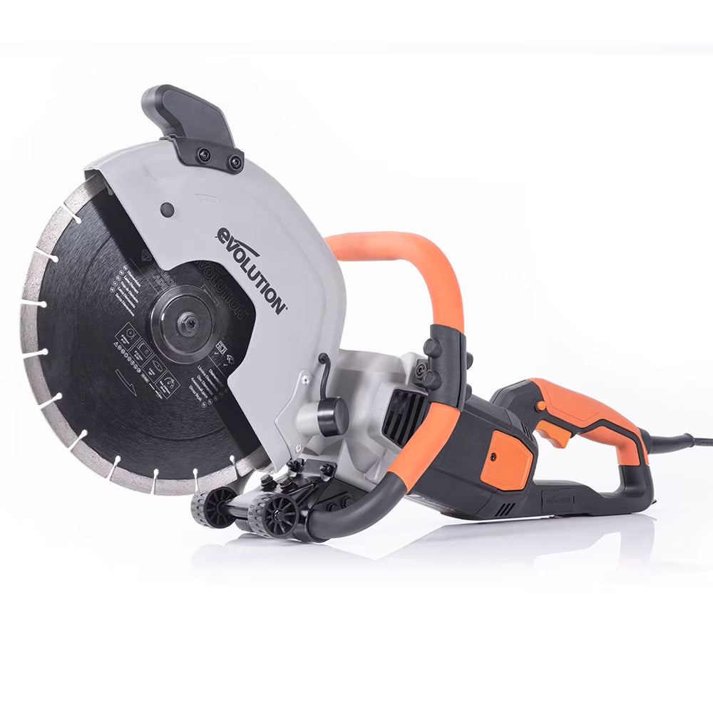 Nouveauté 2026 – Scie à béton électrique Evolution R300DCT 12 po (30,5 cm), avec disque diamanté de 12 po (30,5 cm) (D300SEG-CS2) incluse