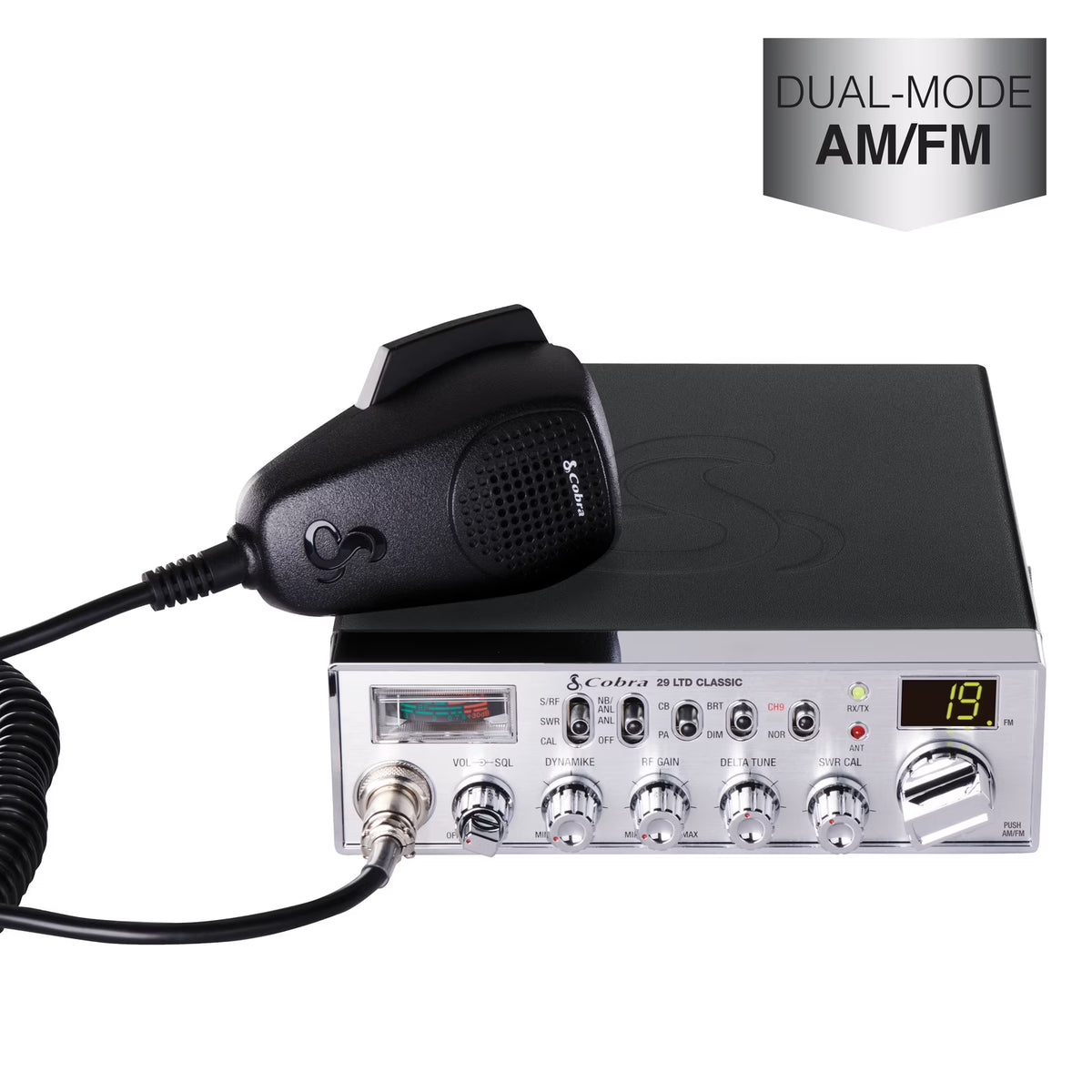 Nouveauté 2026 – Radio CB professionnelle classique AM/FM Cobra 29 LTD , 40 canaux, 4 watts, accès instantané au canal 9, étalonnage du TOS