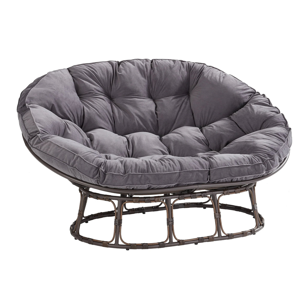 Nouveauté 2026 – Fauteuil Papasan double Better Homes & Gardens , coloris crème bouclé