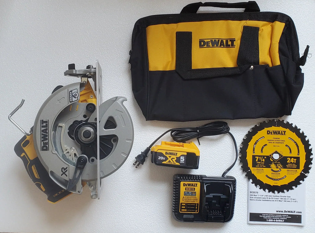 Nouveauté 2026 – Kit de scie circulaire sans fil DeWalt 20V Max 7-1/4