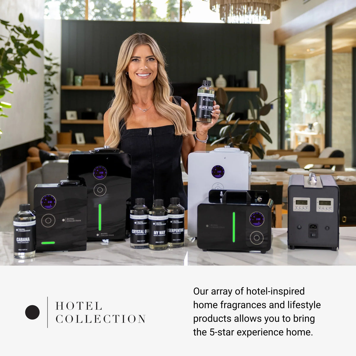 Nouveauté 2026 – Collection Hotel | Diffuseur d'huiles essentielles Studio Pro | Couverture de 56 m² | Sans fil et portable avec télécommande | Diffuseur de parfum à air froid | Maison, bureau et commerce - Gris sidéral