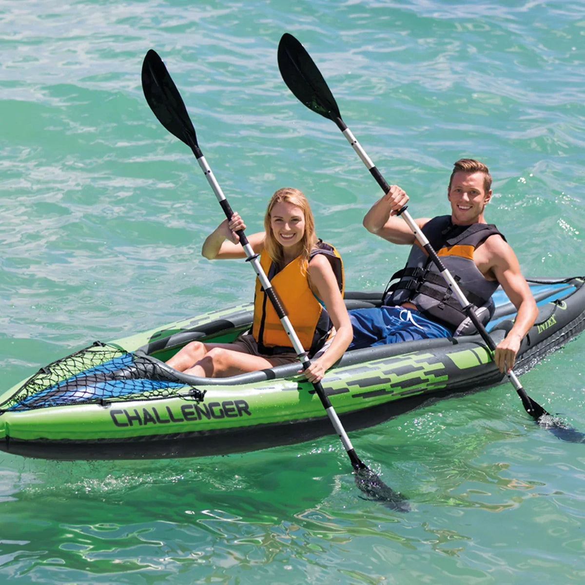 Nouveauté 2026 – Kayak gonflable Intex Challenger K2 avec rames et pompe à main