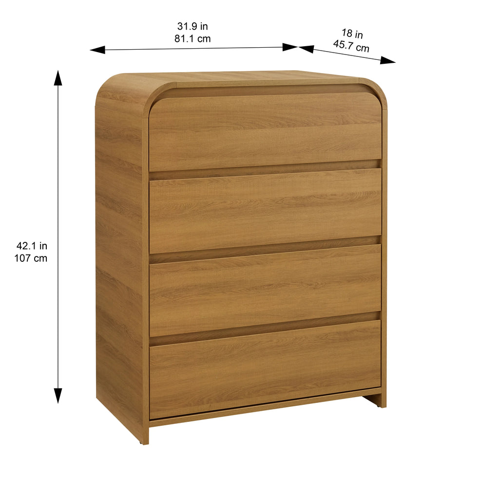 Nouveauté 2026 – Commode Juliet Better Homes & Gardens, finition miel clair