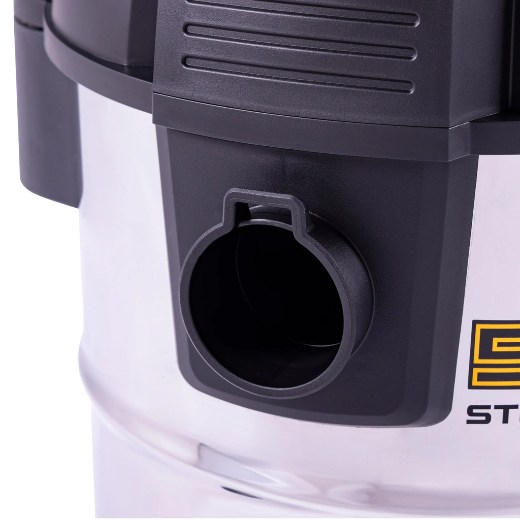 Nouveauté 2026 – Aspirateur eau et poussière DeWalt Stealthsonic silencieux de 8 gallons et 4 HP en acier inoxydable