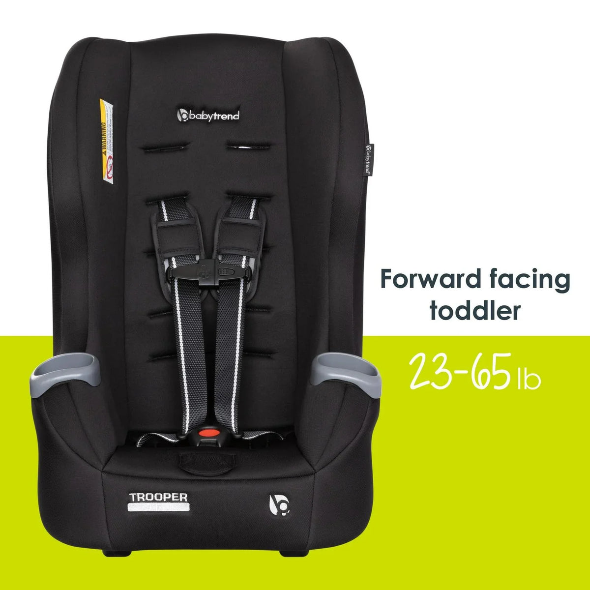 Nouveauté 2026 – Siège auto convertible 3-en-1 Baby Trend Trooper - Noir désert
