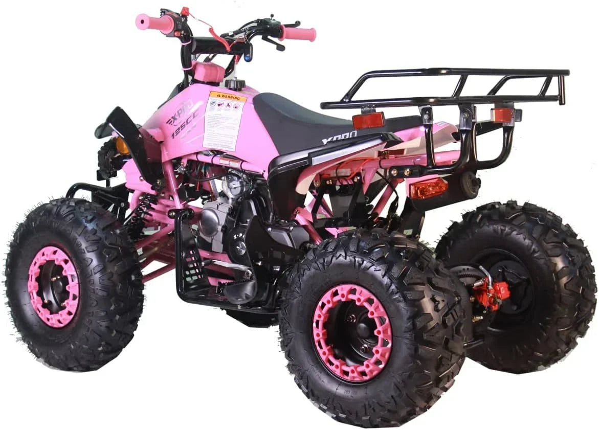 Nouveauté 2026 – VTT X-Pro , 125 cm³, essence, transmission automatique avec marche arrière télécommandée, gros pneus 19"/18