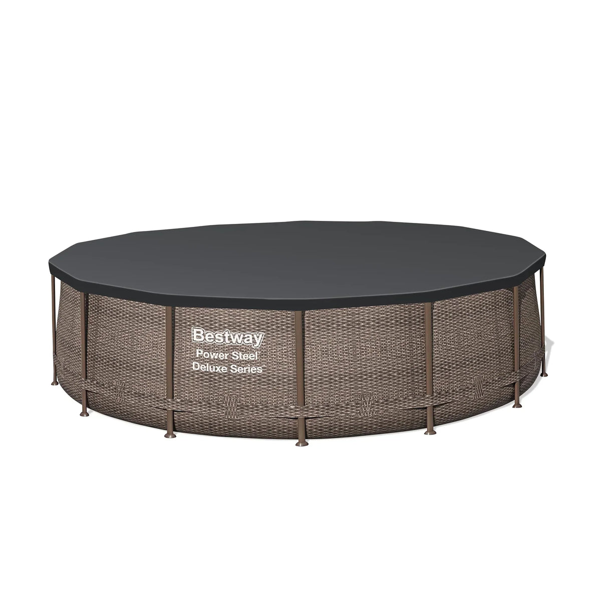 Nouveauté 2026 – Ensemble de piscine extérieure ronde Bestway Power Steel 14 pi x 42 po