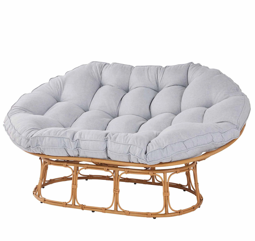 Nouveauté 2026 – Fauteuil Papasan double Better Homes & Gardens , coloris crème bouclé