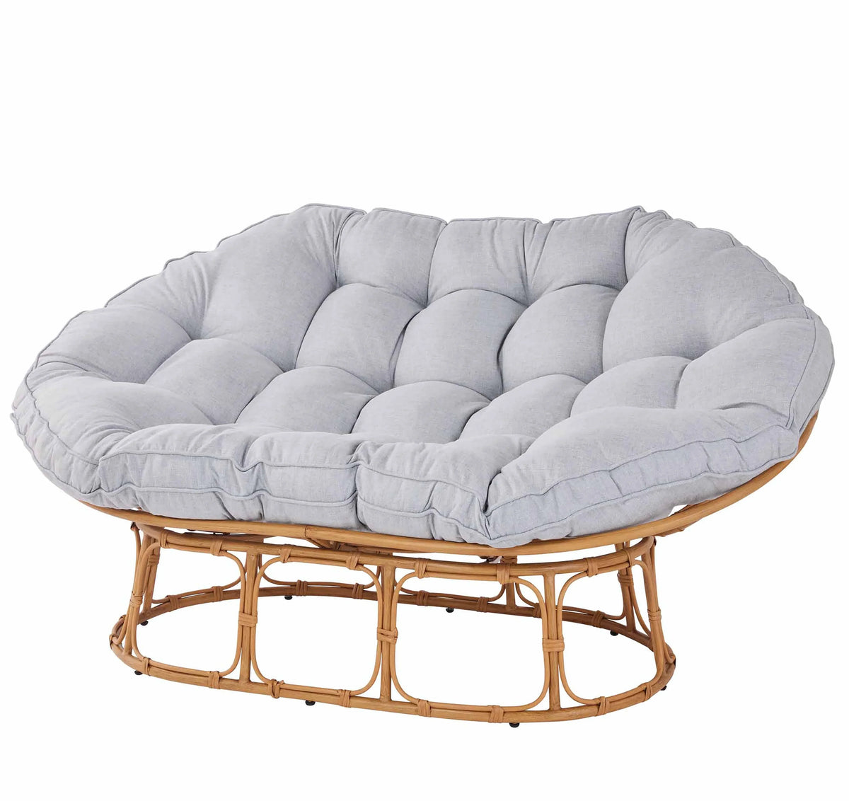 Nouveauté 2026 – Fauteuil Papasan double Better Homes & Gardens , coloris crème bouclé