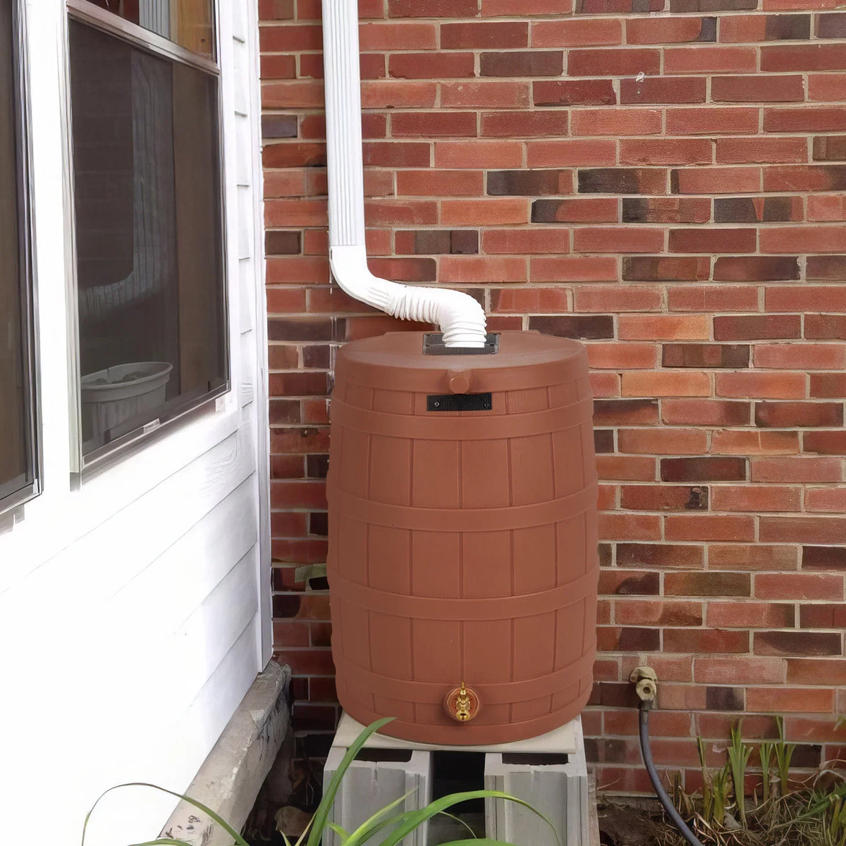 Nouveauté 2026 – Récupérateur d'eau de pluie Good Ideas Rain Wizard 50 gallons (190 litres