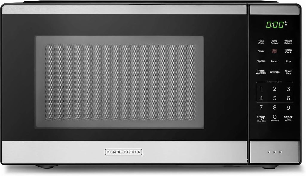 Nouveauté 2026 – Four à micro-ondes de comptoir BLACK+DECKER 0,9 pi³ , 6 menus automatiques, 10 niveaux de puissance, panneau numérique, 900 W