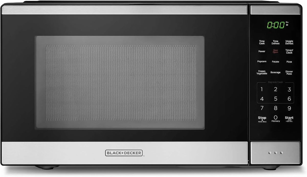 Nouveauté 2026 – Four à micro-ondes de comptoir BLACK+DECKER 0,9 pi³ , 6 menus automatiques, 10 niveaux de puissance, panneau numérique, 900 W