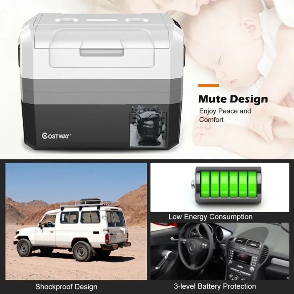 Nouveauté 2026 – Glacière électrique portable Aimee Lii 58 pintes (547 litres) pour camping et voiture, idéale pour les voyages et les pique-niques en plein air. Parfaite pour le camping, la randonnée et les voyages