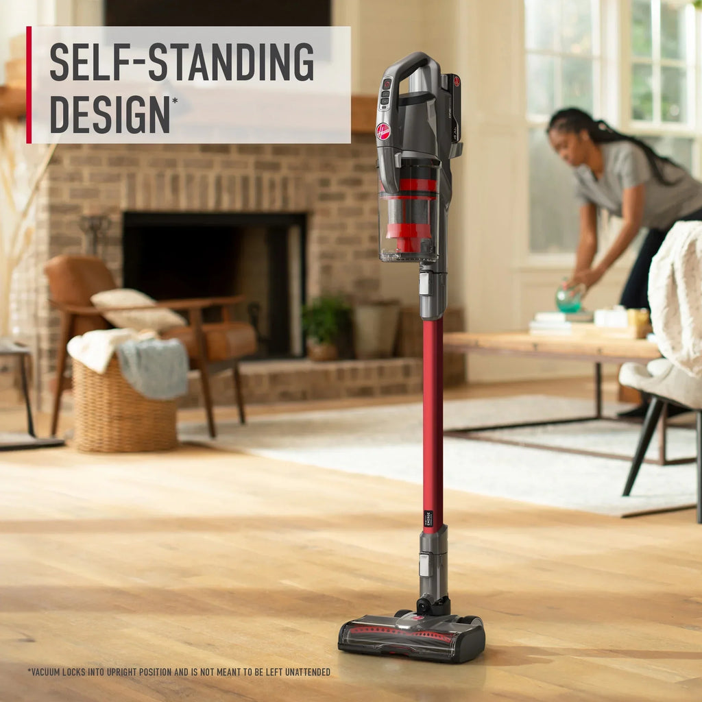Nouveauté 2026 – Aspirateur balai sans fil Hoover ONEPWR Emerge Essentials , pour tapis, sols durs, tissus d'ameublement et poils d'animaux. Aspirateur à main amovible. Autonomie de 45 minutes. Référence : BH53610V