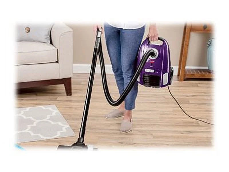 Nouveauté 2026 – BISSELL Zing 2154A - Aspirateur traîneau avec sac - Violet vigne