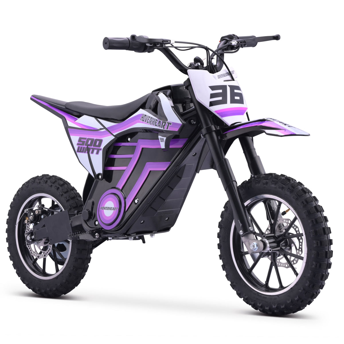 Nouveauté 2026 – Moto tout-terrain électrique QEASET , 500 W, pour enfants (garçons et filles) de 8 à 14 ans, bleue