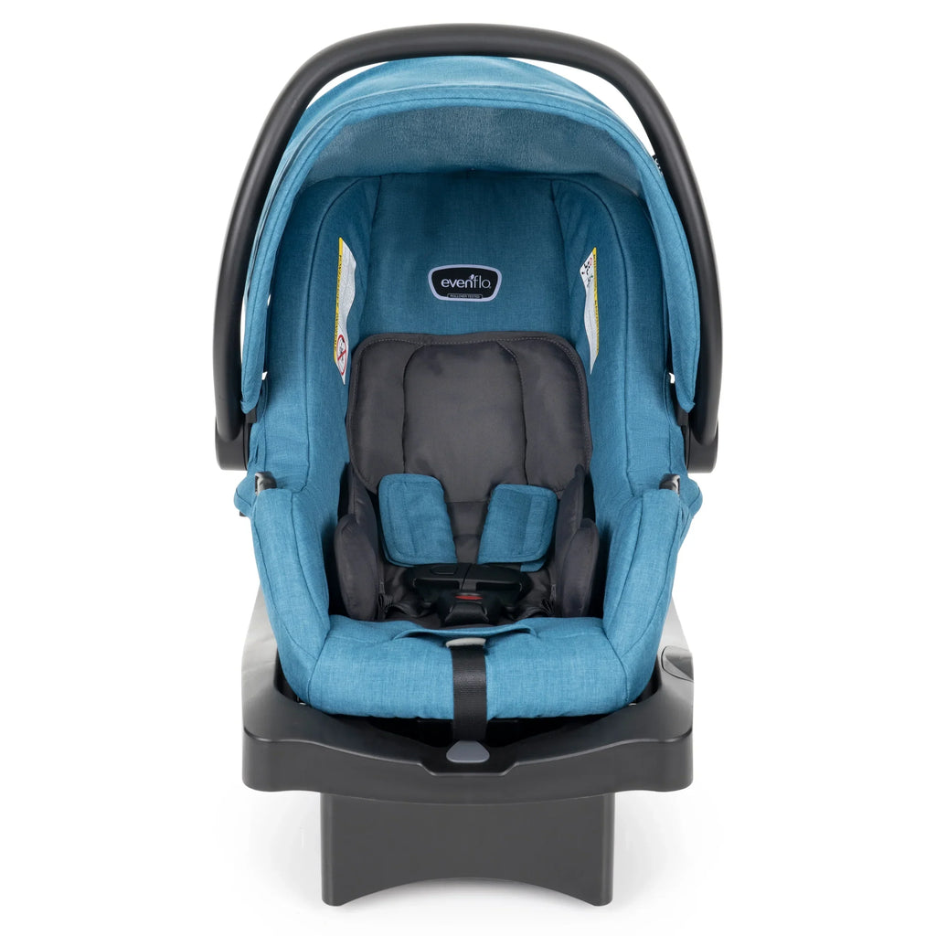 Nouveauté 2026 – Système de voyage modulaire Evenflo Omni Plus avec siège auto pour bébé LiteMax Sport, gris Mylar, unisexe