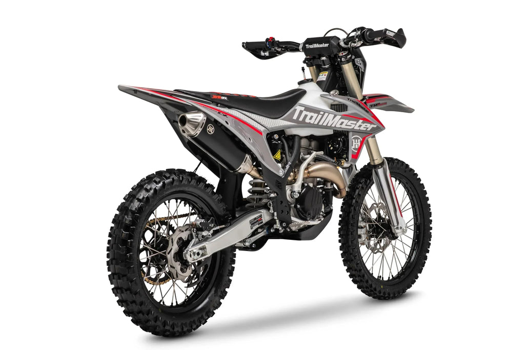 Nouveauté 2026 – Moto tout-terrain Trailmaster JHL Pro-Series LX300 PRO haute performance, prête pour la course, de taille moyenne et à démarrage électrique (rouge