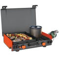 Nouveauté 2026 – Plaque de cuisson au propane Blackstone Adventure Ready 12" x 14" avec brûleur latéral
