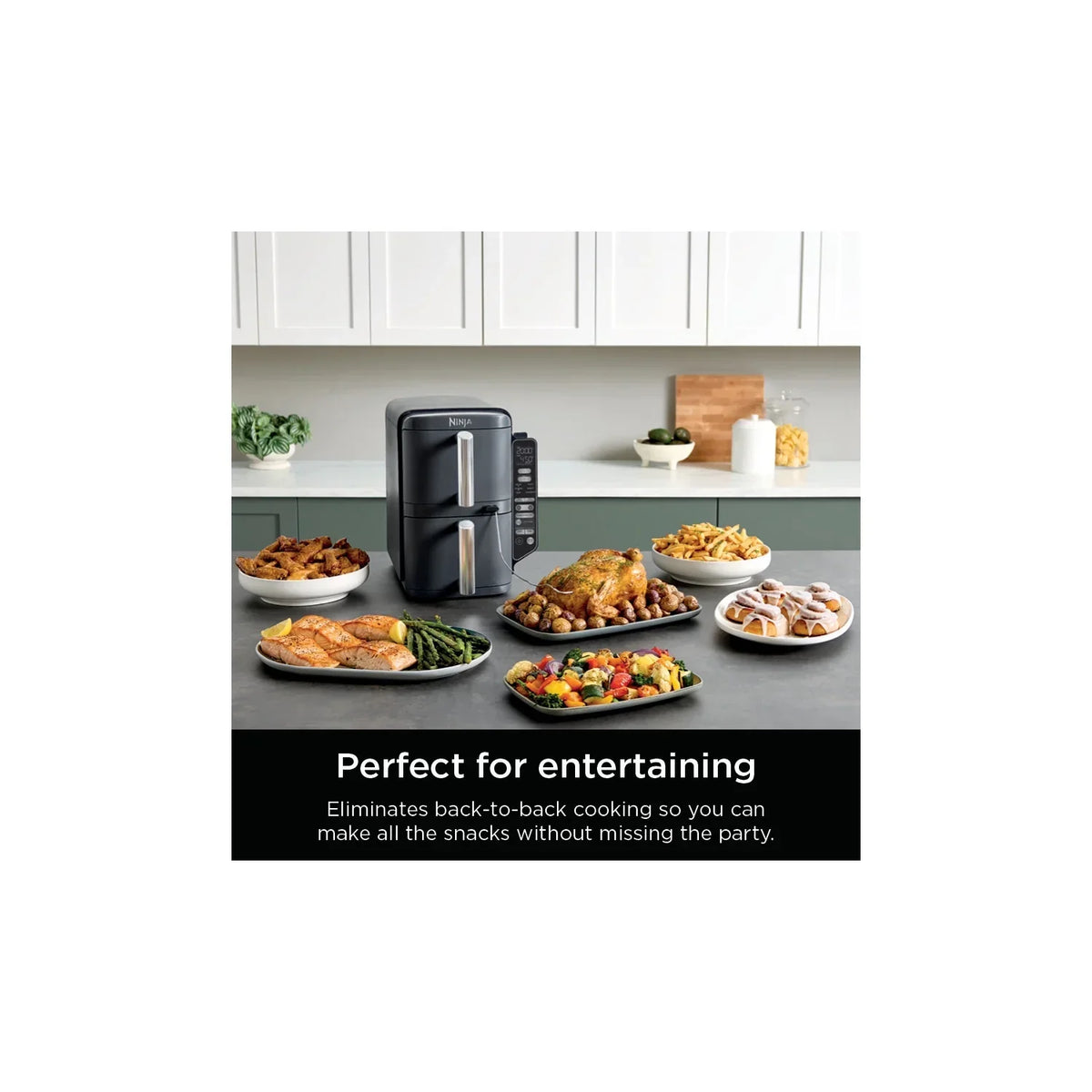 Nouveauté 2026 – Friteuse à air Ninja DoubleStack XL Smart à 2 paniers