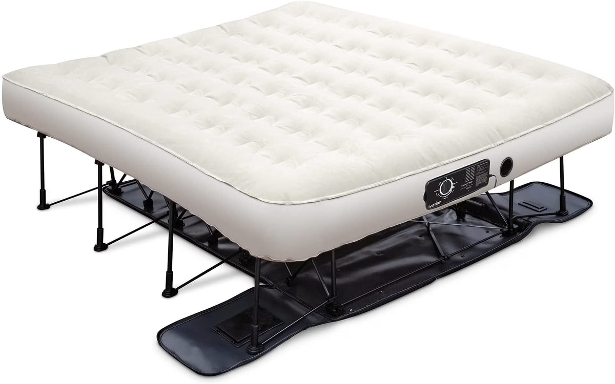 Nouveauté 2026 – Lit gonflable portable Ivation EZ-Bed 10 po avec pompe intégrée