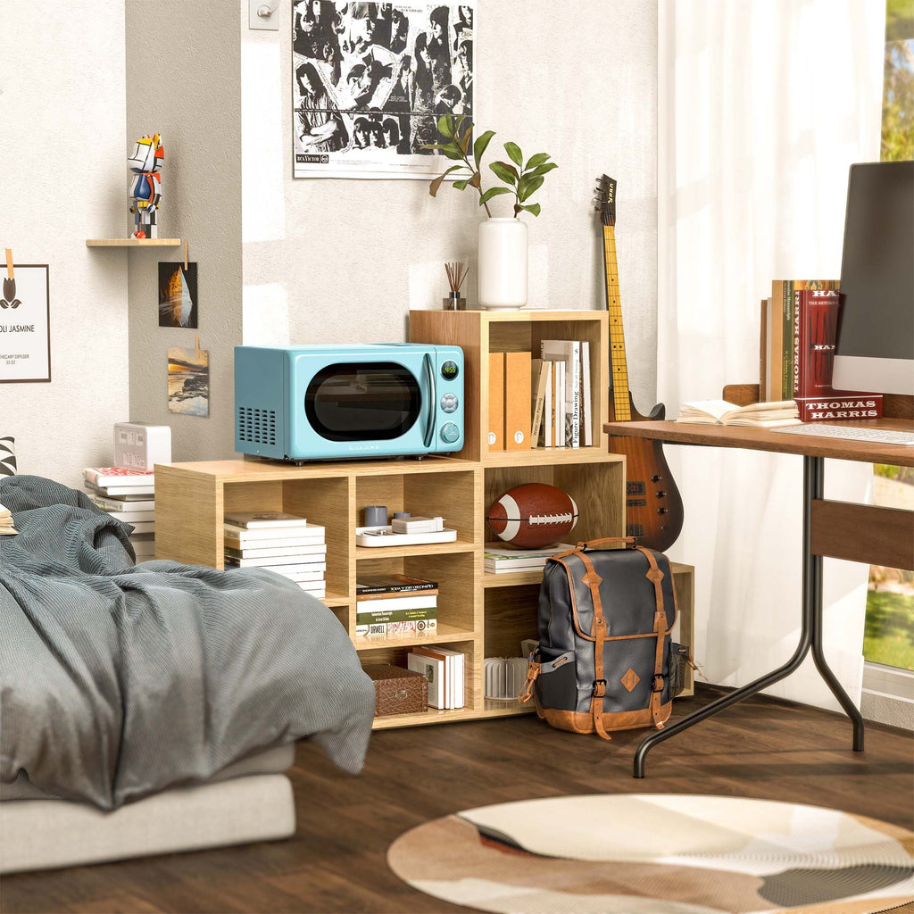 Nouveauté 2026 – Four à micro-ondes de comptoir rétro Galanz 0,7 pi³ , 700 watts, bleu, neuf