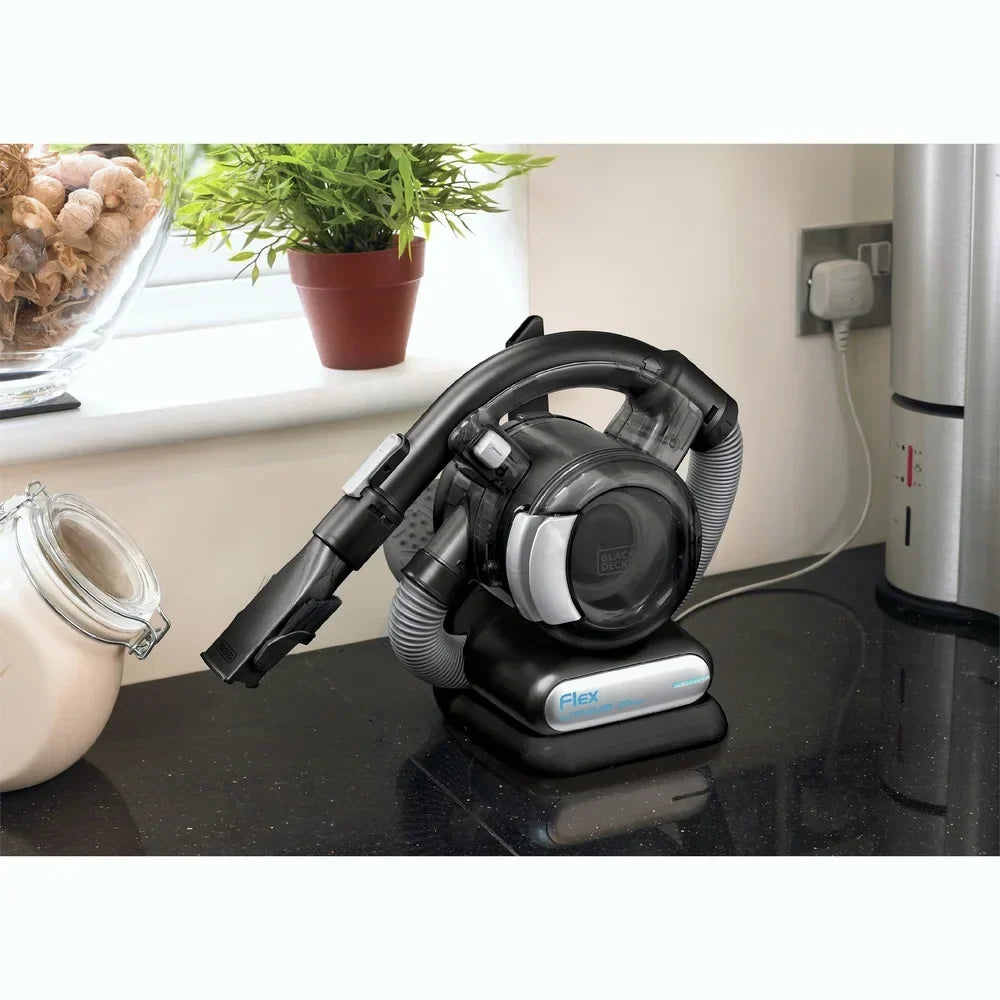 Nouveauté 2026 – Aspirateur balai sans fil BLACK+DECKER DUSTBUSTER 20V MAX* Flex avec tête de sol et brosse pour poils d'animaux (BDH2020FLFH