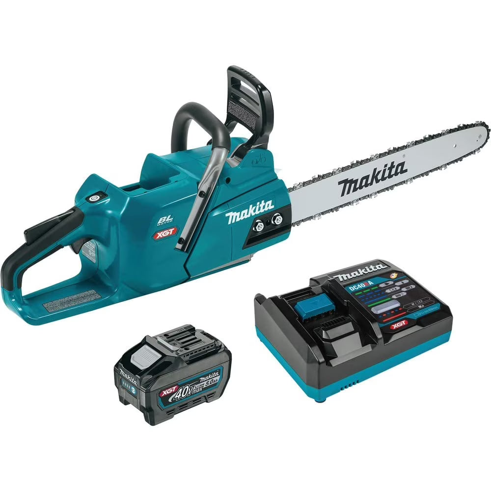 Nouveauté 2026 – Kit de tronçonneuse sans fil Makita GCU04T1 40V max XGT sans balais, 18 pouces (45,7 cm), batterie lithium-ion (5,0 Ah