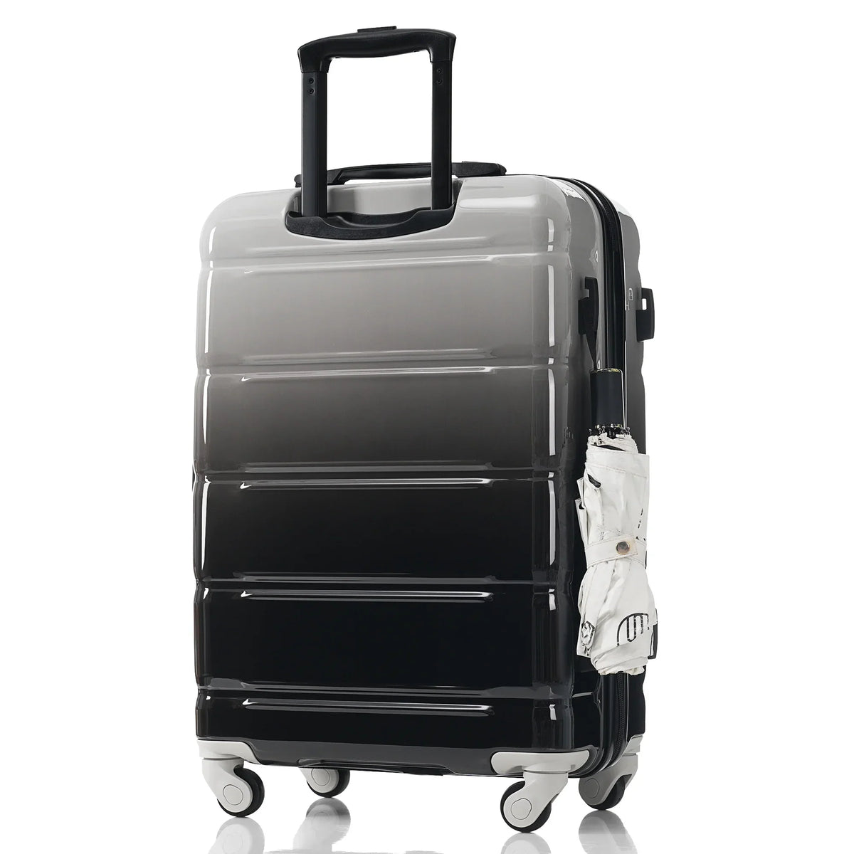 Nouveauté 2026 – Ensemble de 3 valises PAPROOS (51/61/71 cm), valise rigide légère avec port USB et crochets latéraux, bagage de voyage avec serrure TSA, valise à roulettes rigide pour l'école et les voyages, rose