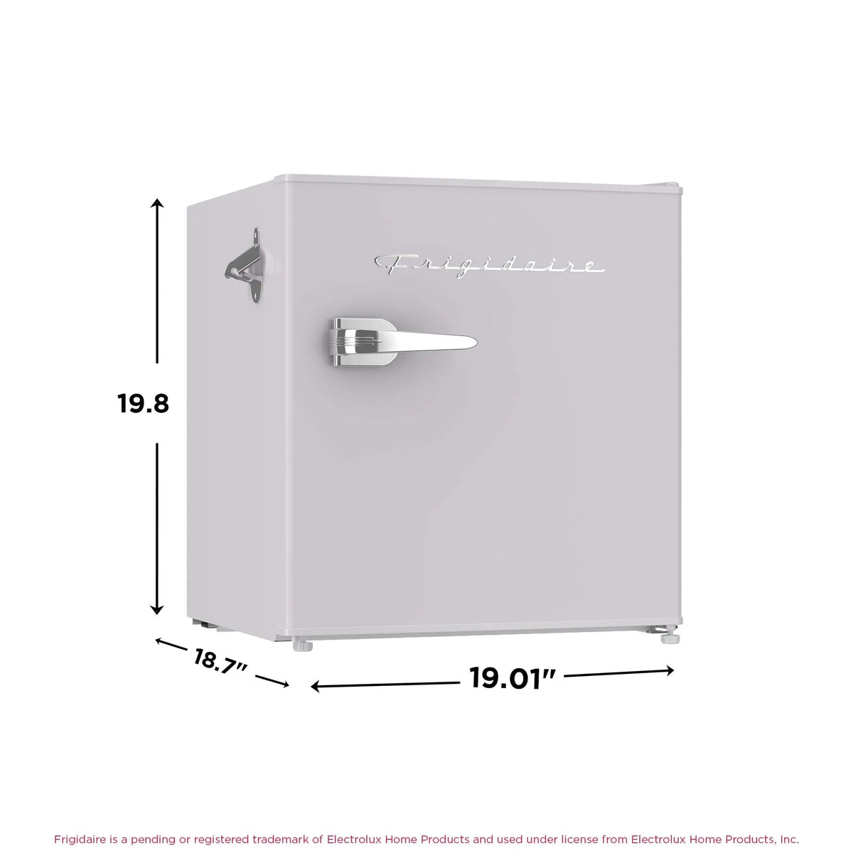 Nouveauté 2026 – Réfrigérateur Frigidaire , 1,6 pi³, style rétro compact, avec ouvre-bouteille latéral, couleur corail