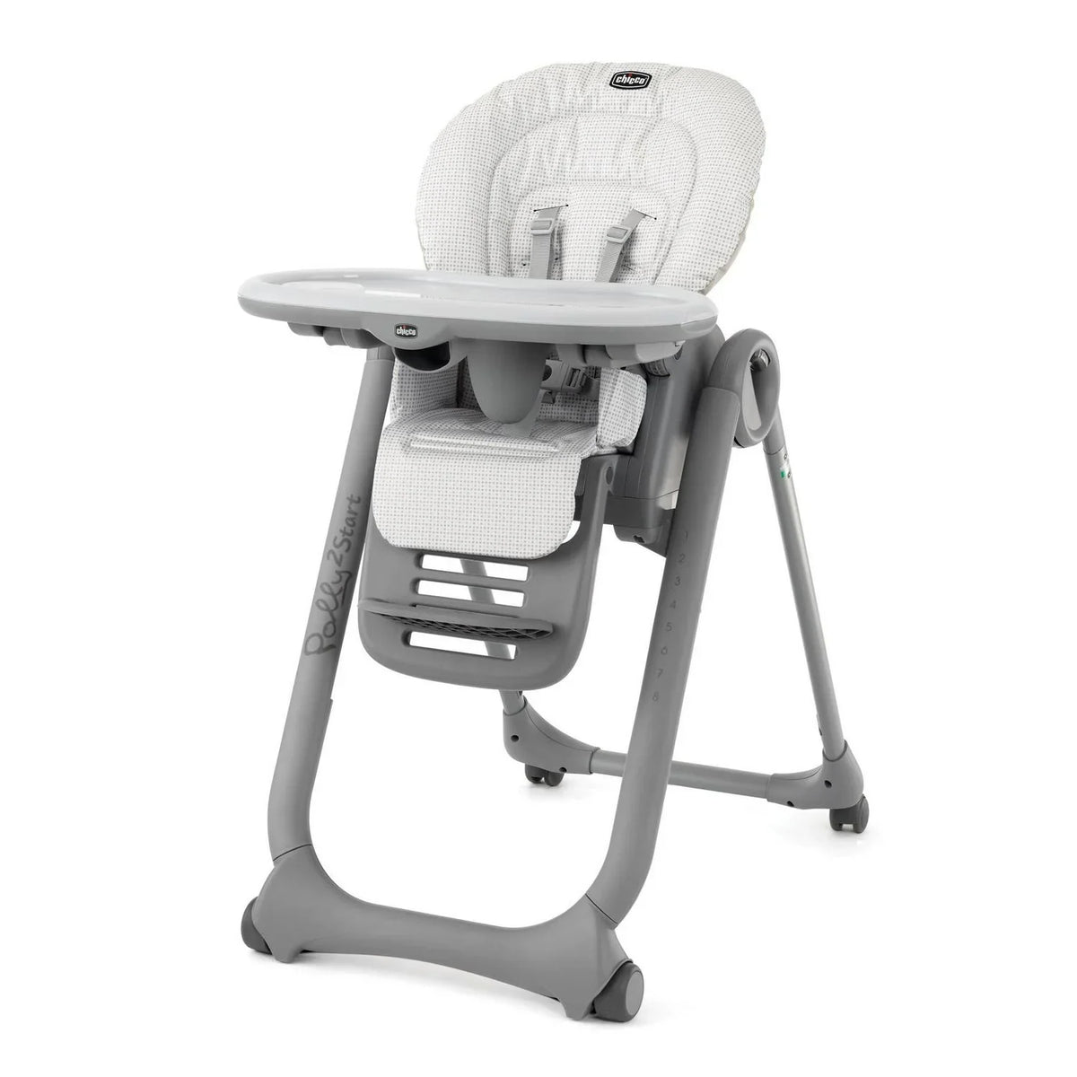 Nouveauté 2026 – Chaise haute Chicco Polly2Start - Couleur galet (beige). Neuve