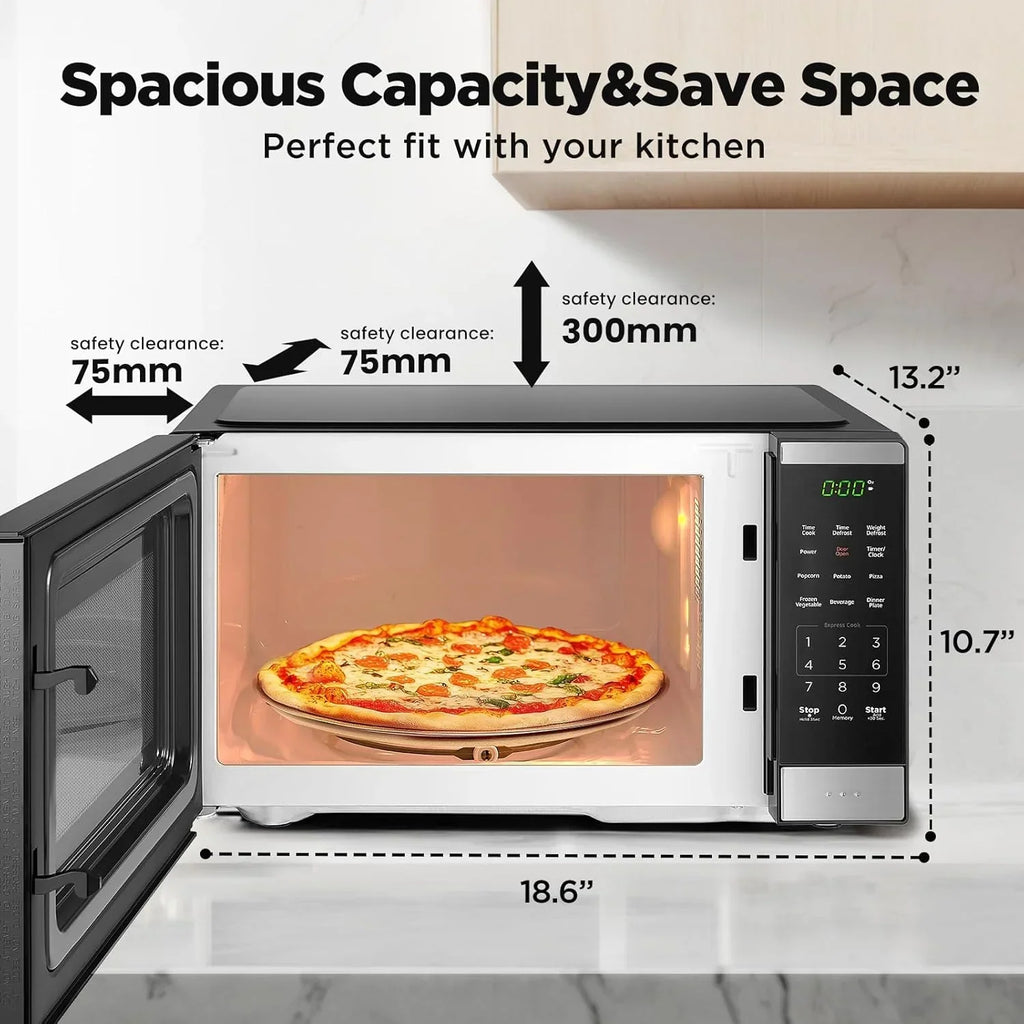 Nouveauté 2026 – Four à micro-ondes de comptoir BLACK+DECKER 0,9 pi³ , 6 menus automatiques, 10 niveaux de puissance, panneau numérique, 900 W