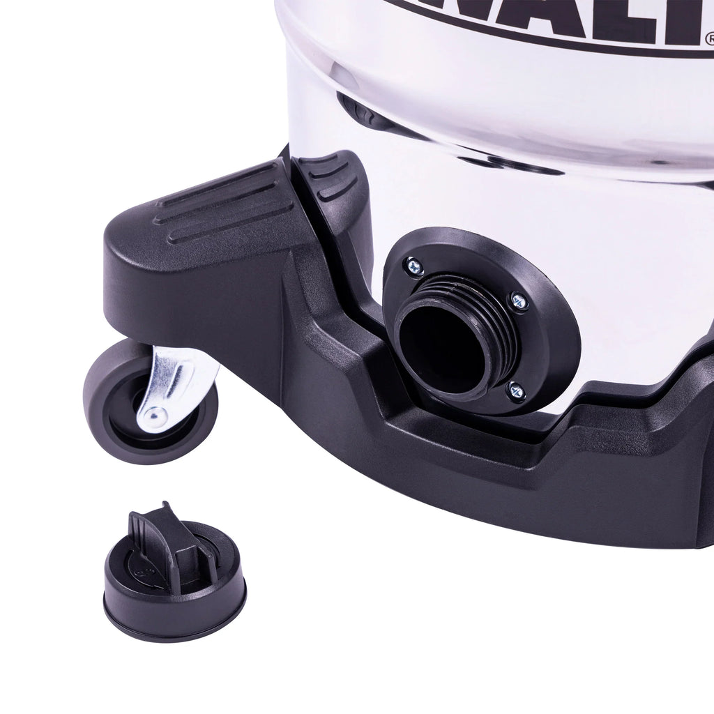 Nouveauté 2026 – Aspirateur eau et poussière DeWalt Stealthsonic silencieux de 8 gallons et 4 HP en acier inoxydable