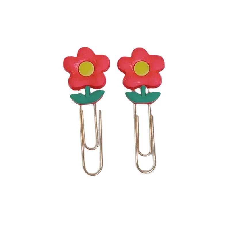 Lot de 10 marque-pages en forme de trombone au design mignon