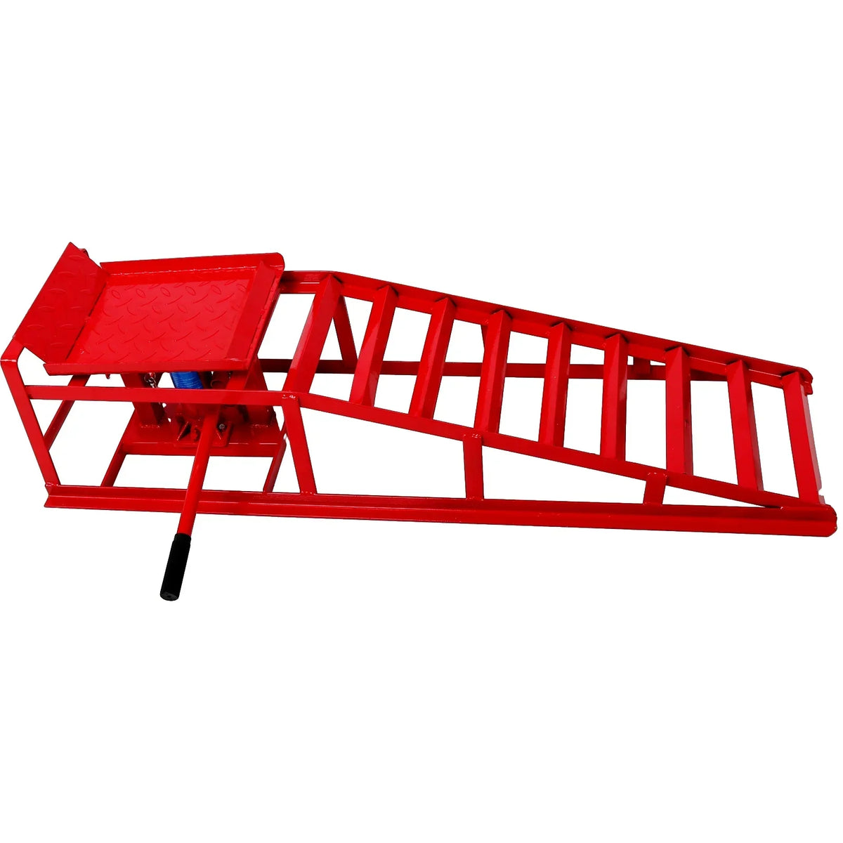 Nouveauté 2026 – Rampes hydrauliques pour voiture Riedhoff (lot de 2), charge maximale de 5 tonnes, hauteur de levage de 24 à 41 cm, robustes, noires