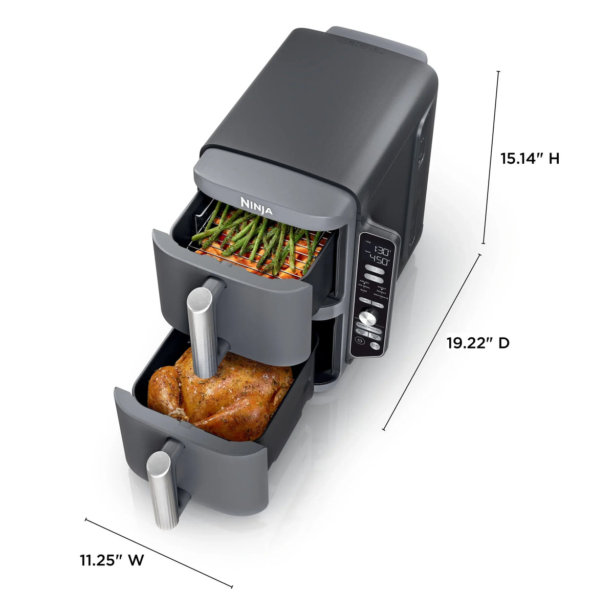 Nouveauté 2026 – Friteuse à air Ninja DoubleStack XL 10 QT à 2 paniers