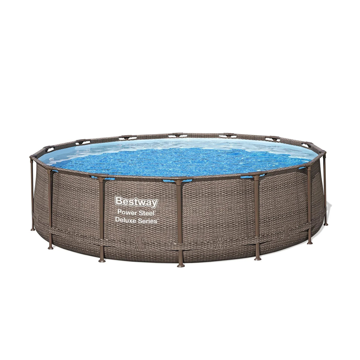 Nouveauté 2026 – Ensemble de piscine extérieure ronde Bestway Power Steel 14 pi x 42 po