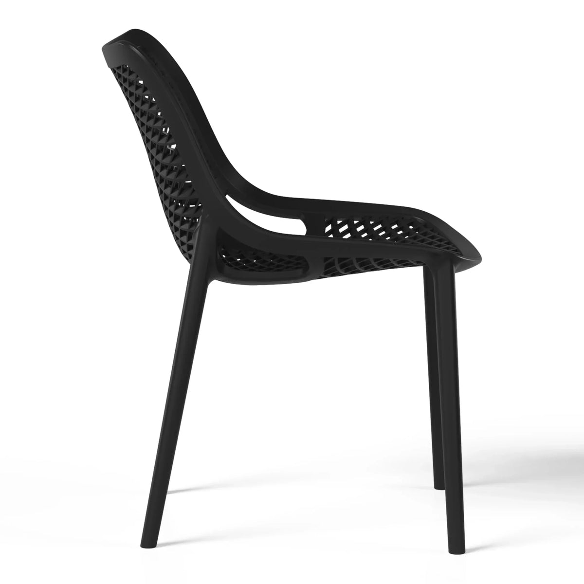 Nouveauté 2026 – Ensemble de salle à manger d'extérieur WestinTrends Playa 5 pièces avec table et chaises empilables, structure en métal, vert olive