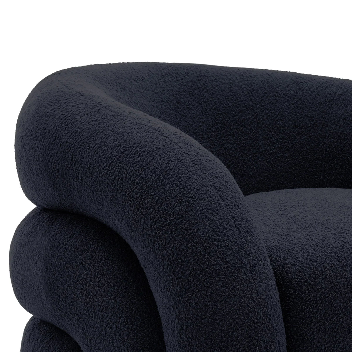 Nouveauté 2026 – Fauteuil pivotant 360" pour salon, fauteuil tonneau bouclé, canapé une place, fauteuil de lecture, vert sauge