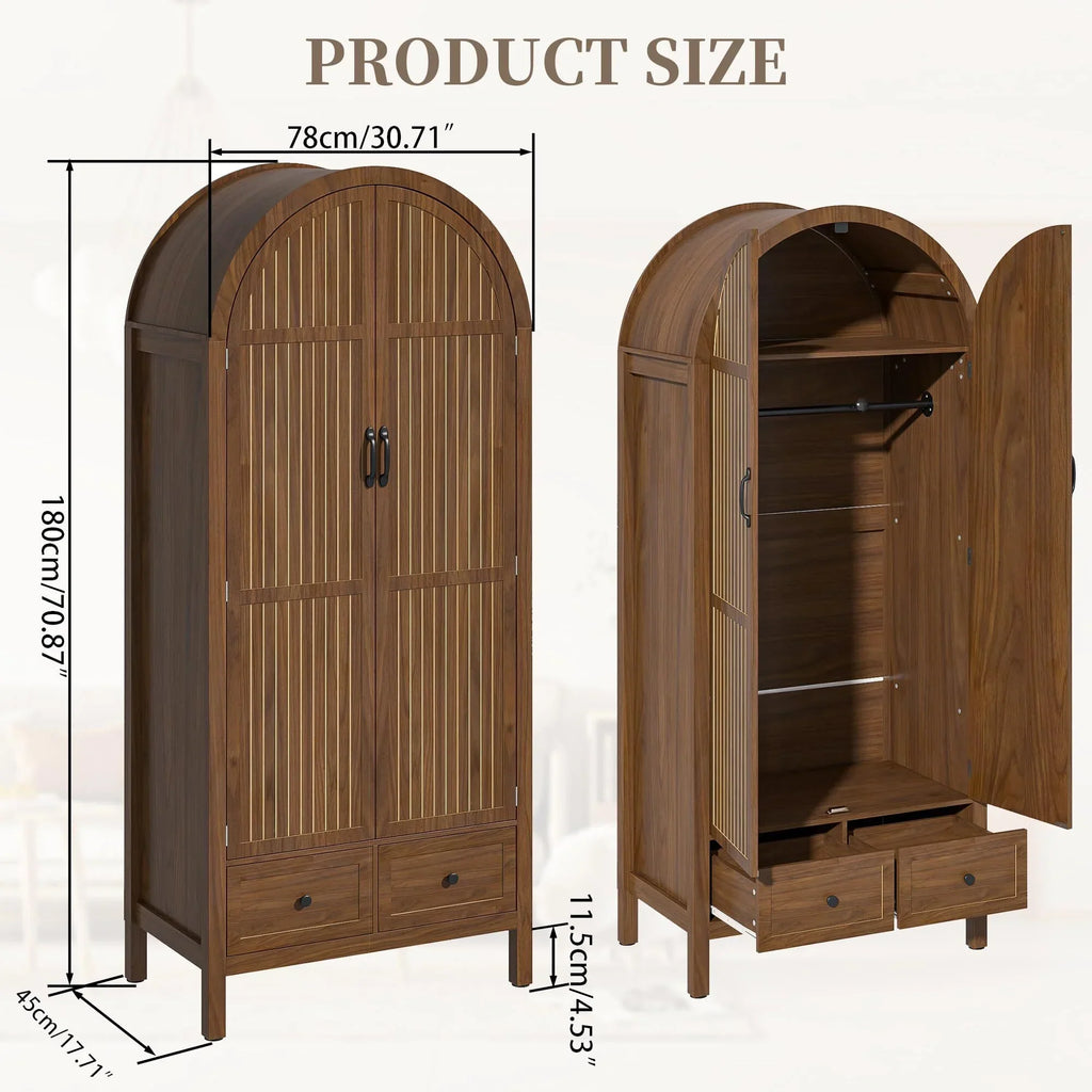 Nouveauté 2026 – Armoire-penderie Armoire , armoire de chambre avec tiroirs, armoires de rangement en bois