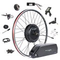 Nouveauté 2026 – Kit de conversion pour vélo électrique eBikeling (48 V 1500 W / 52 V 19,2 Ah) avec porte-bagages arrière et batterie 700C | Kit d'extension pour vélo électrique étanche offrant des performances améliorées