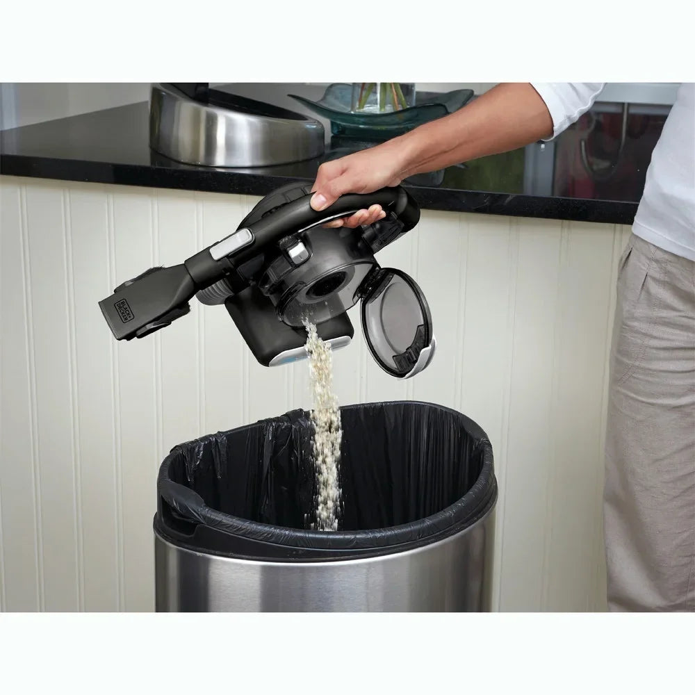 Nouveauté 2026 – Aspirateur balai sans fil BLACK+DECKER DUSTBUSTER 20V MAX* Flex avec tête de sol et brosse pour poils d'animaux (BDH2020FLFH