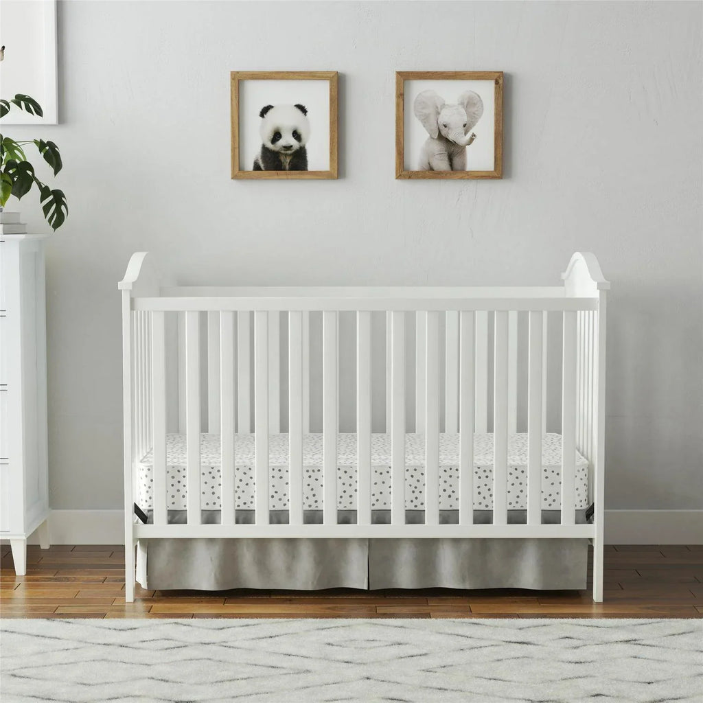 Nouveauté 2026 – Lit bébé convertible 3-en-1 Baby Relax Adele . Blanc