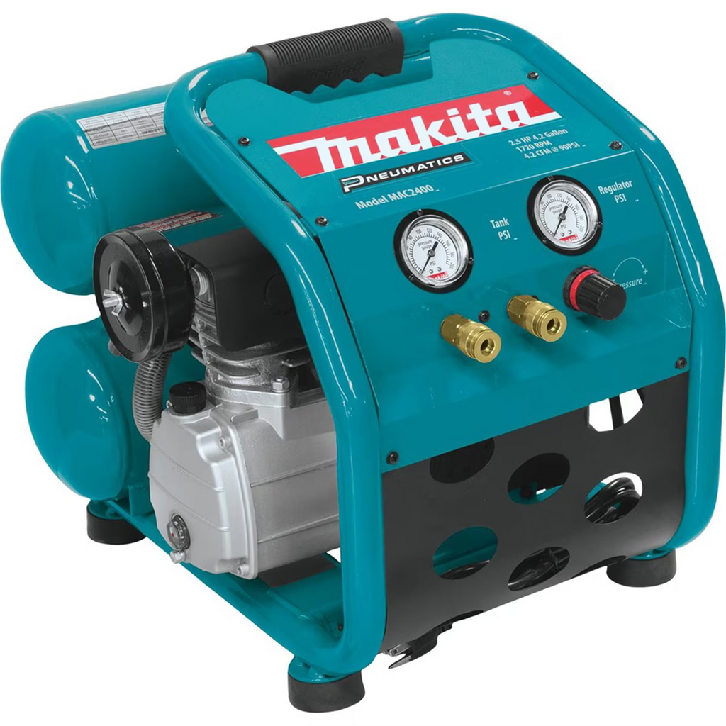 Nouveauté 2026 – Compresseur d'air Makita 2,5 HP Big Bore™ (double colonne