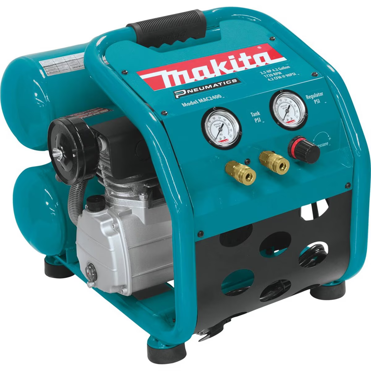 Nouveauté 2026 – Compresseur d'air Makita 2,5 HP Big Bore™ (double colonne
