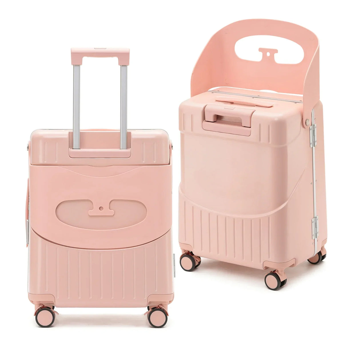 Nouveauté 2026 – Valise 22 pouces avec serrure TSA, idéale pour enfants et adultes, roulettes pivotantes verrouillables, housse de protection et ceinture de sécurité incluses