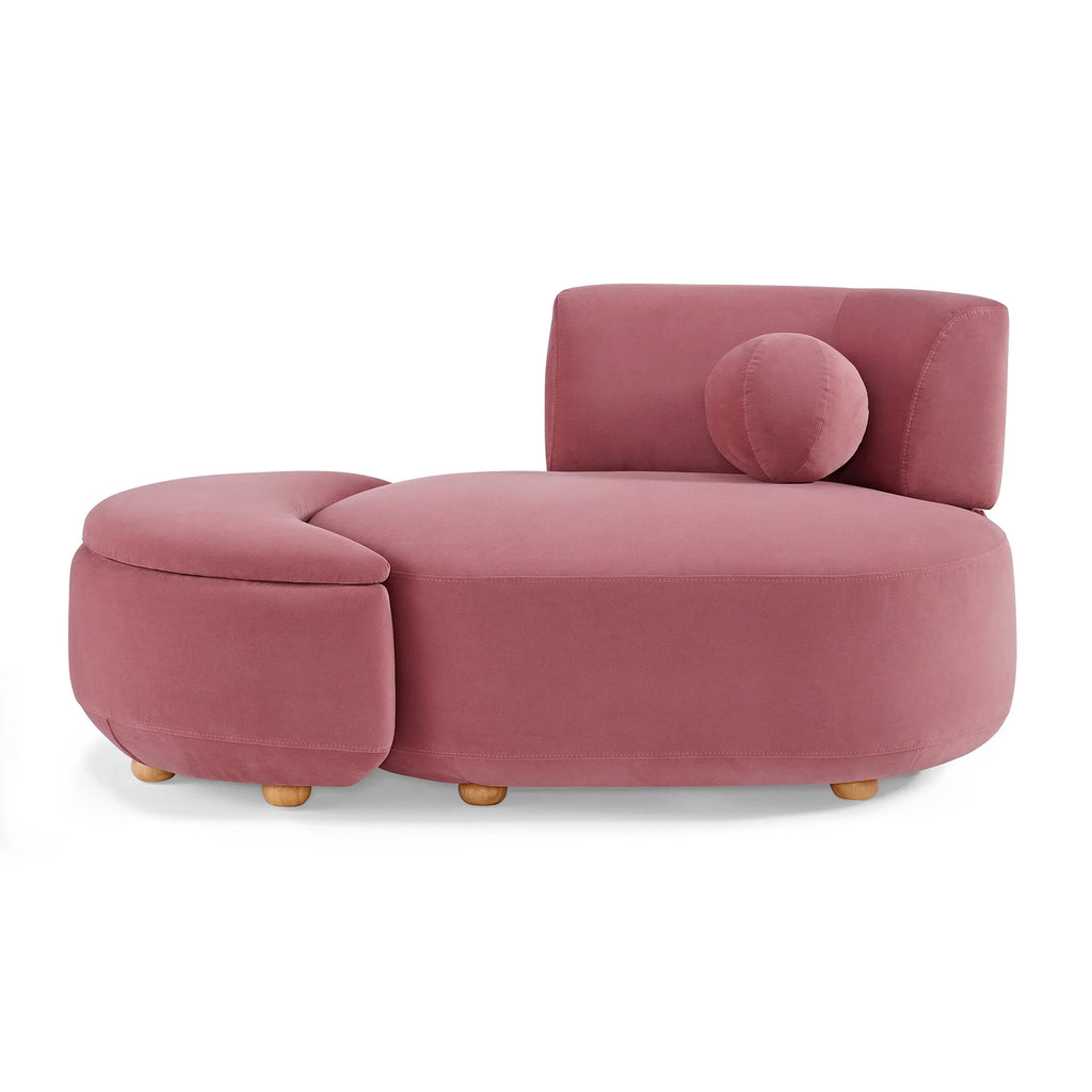 Nouveauté 2026 – Chaise longue et pouf de rangement Juliet en boucle moderne, couleur perle, collection Better Homes & Gardens