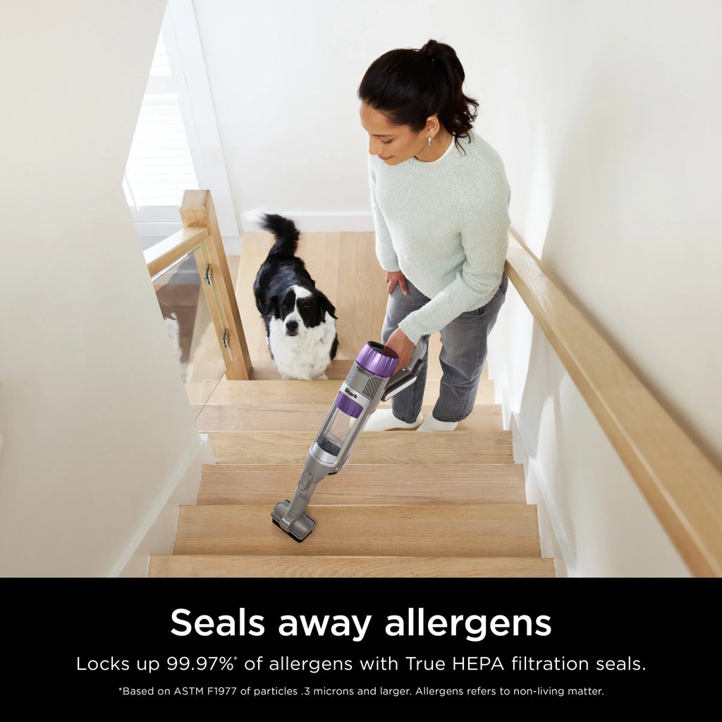 Nouveauté 2026 – Aspirateur balai sans fil Shark PowerDetect , multi-surfaces, avec brosse DuoClean Detect et tube MultiFLEX, jusqu'à 60 minutes d'autonomie, IP1250 bleu